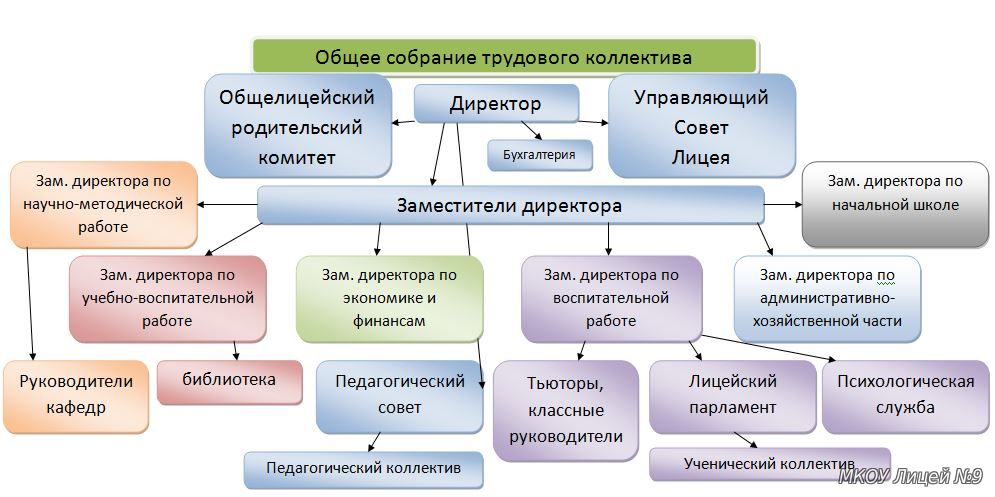 Структура ОО.